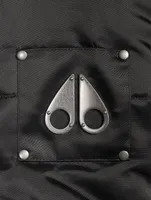 Lenox Down Bomber Jacket With Leather