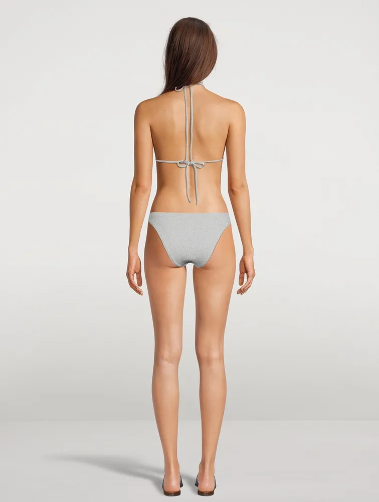 Sparkle Tiny Ties Bikini Top
