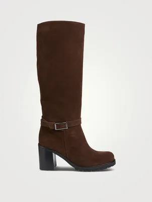 Paul Suede Knee-High Boots