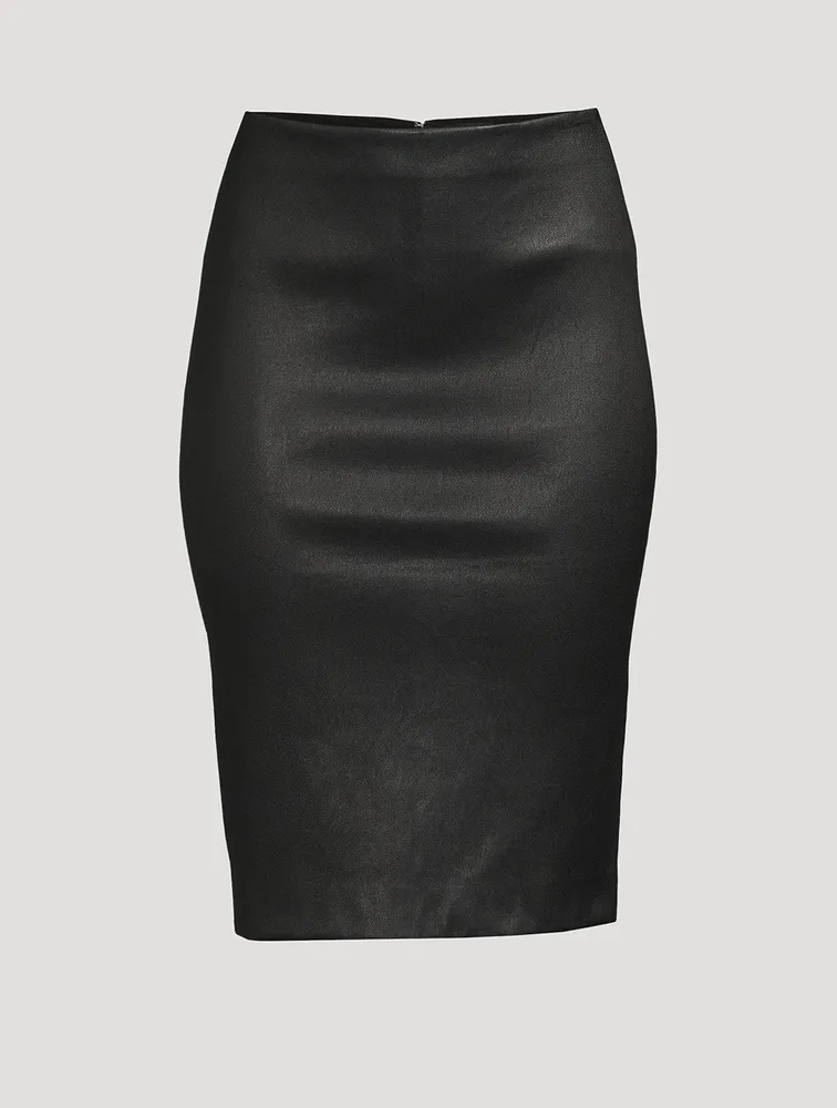 Leather Pencil Skirt