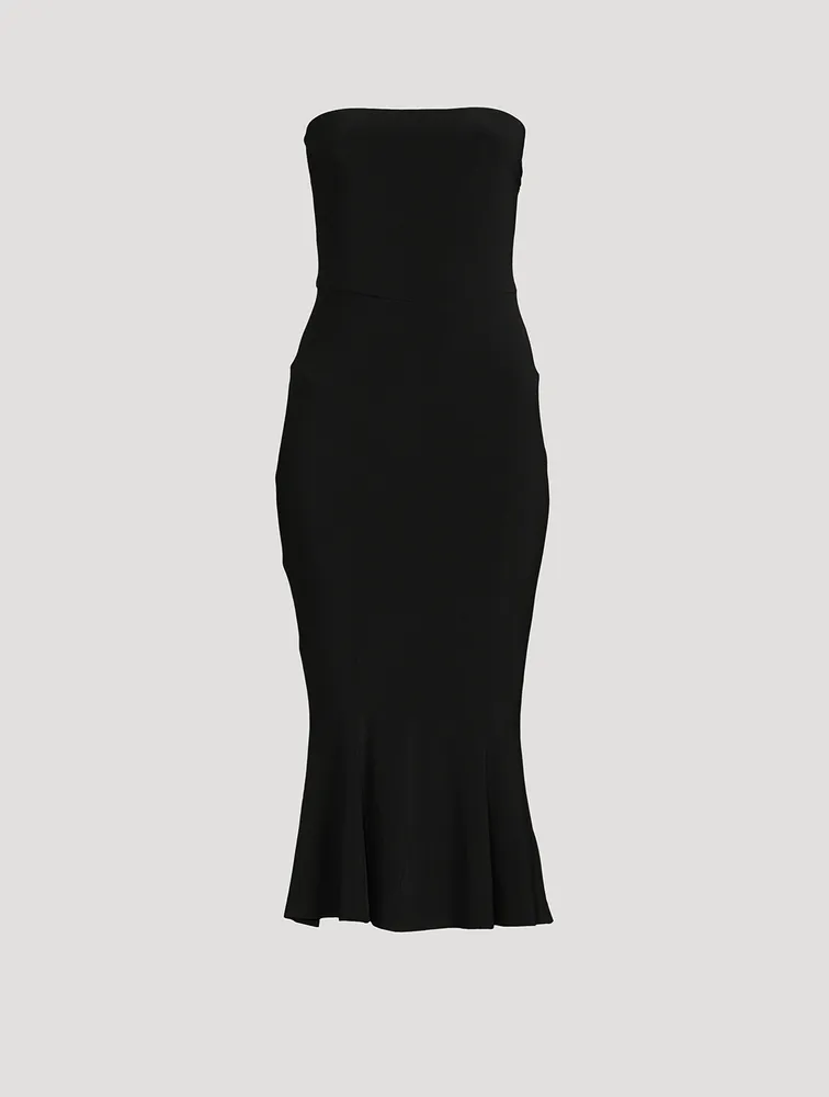 Strapless Fishtail Dress