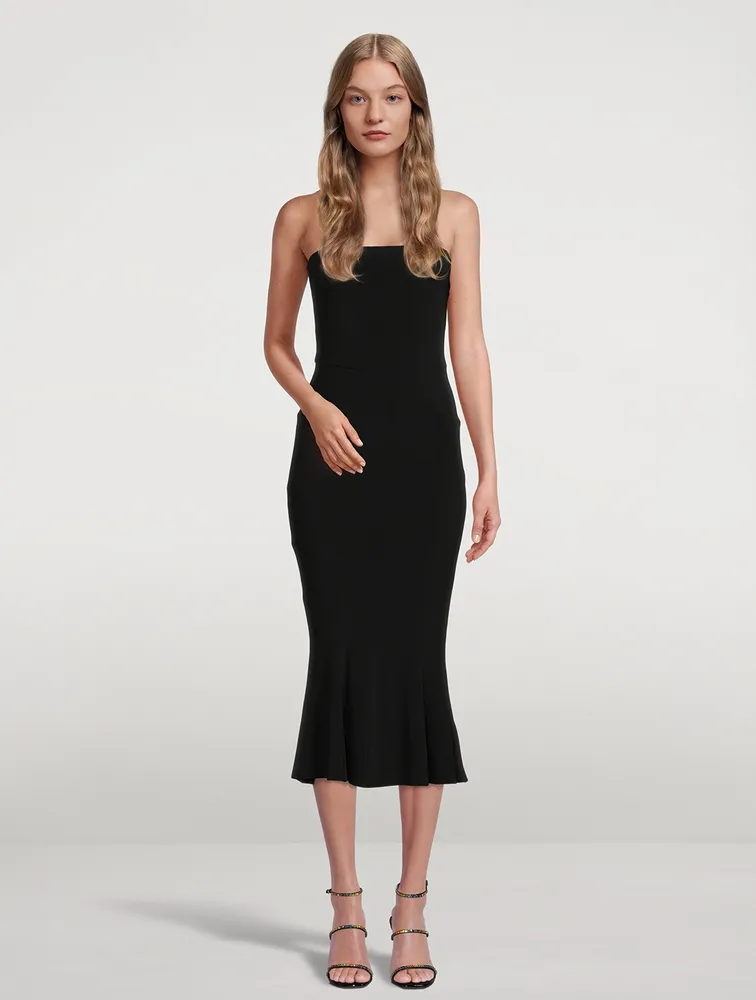 Strapless Fishtail Dress