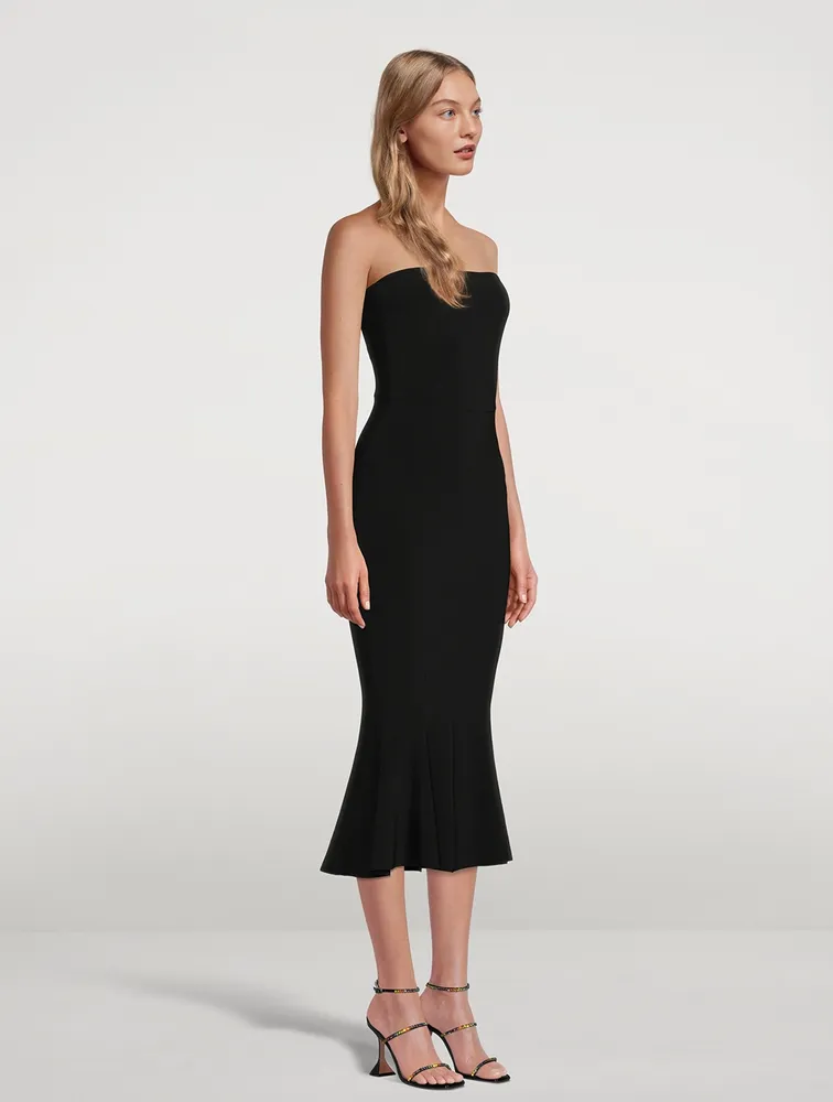 Strapless Fishtail Dress