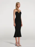 Strapless Fishtail Dress
