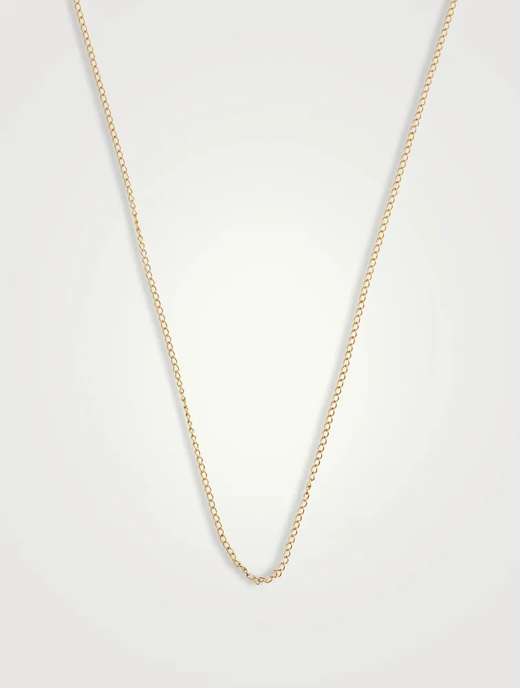 10K Gold Curb Chain Necklace