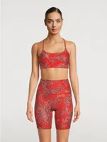 SoftMark Racerback Bra Paisley Print