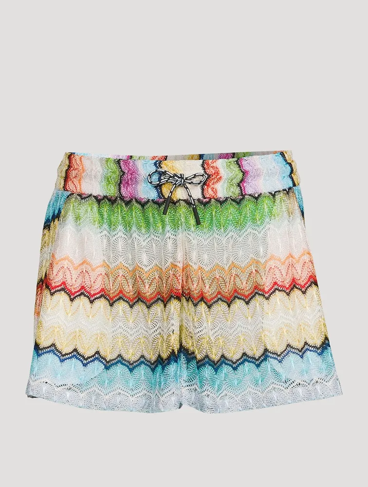 Knit Drawstring Shorts
