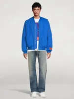 Cotton And Linen Bomber Jacket
