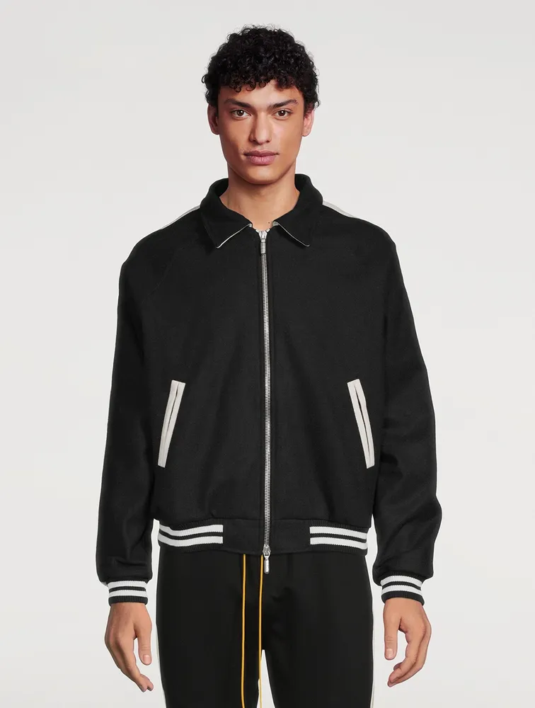 Boys Signature Wool-Blend Bomber Jacket