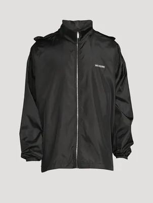 Windbreaker Jacket With Hood