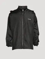 Windbreaker Jacket With Hood