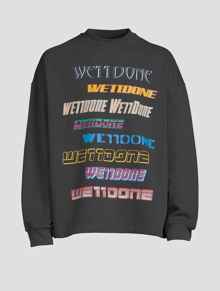 Cotton-Blend Logo Sweatshirt
