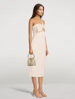 One-Shoulder Midi Dress