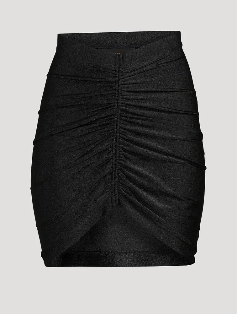 Ruched Mini Skirt