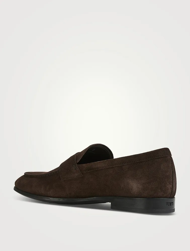Suede Penny Loafers