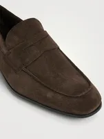 Suede Penny Loafers