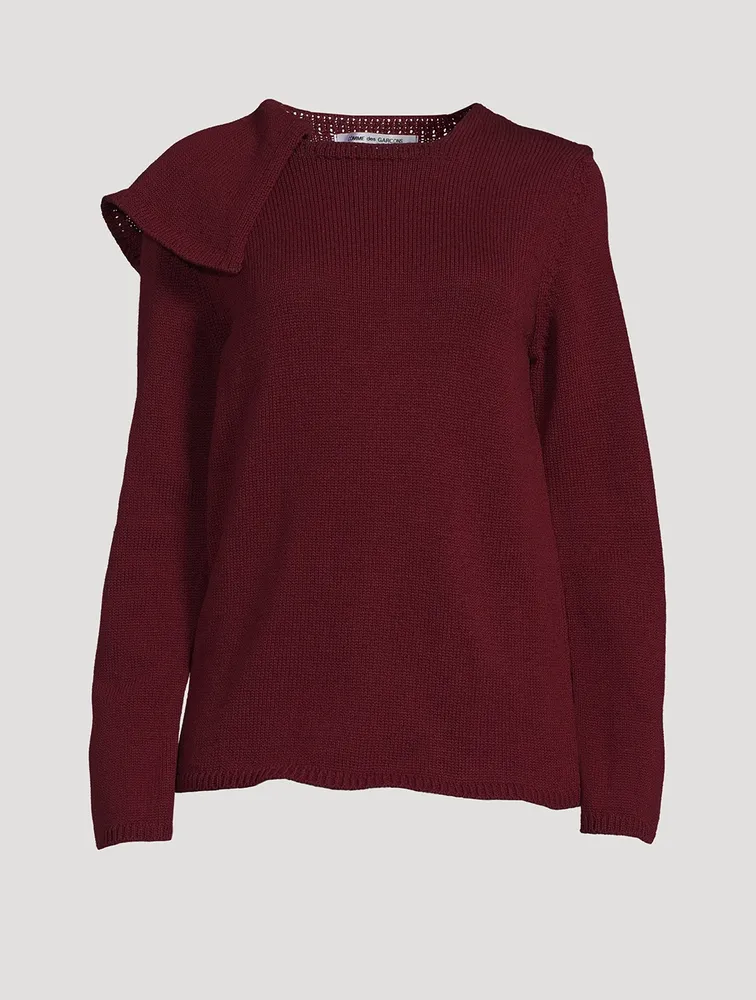 Ruffled Wool Sweater