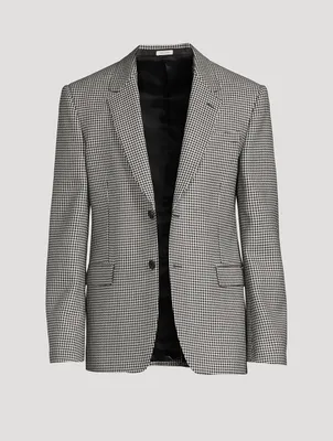 Wool Houndstooth Jacket