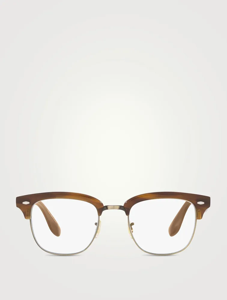 Oliver Peoples x Brunello Cucinelli Capannelle Square Optical Glasses