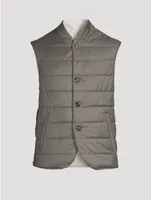 Wool And Cashmere Reversible Vest