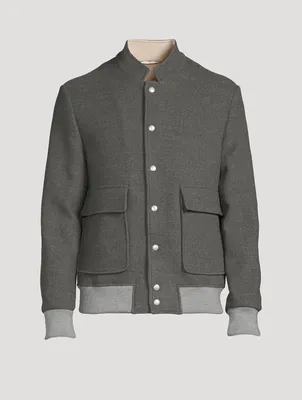 Wool Bomber Jacket