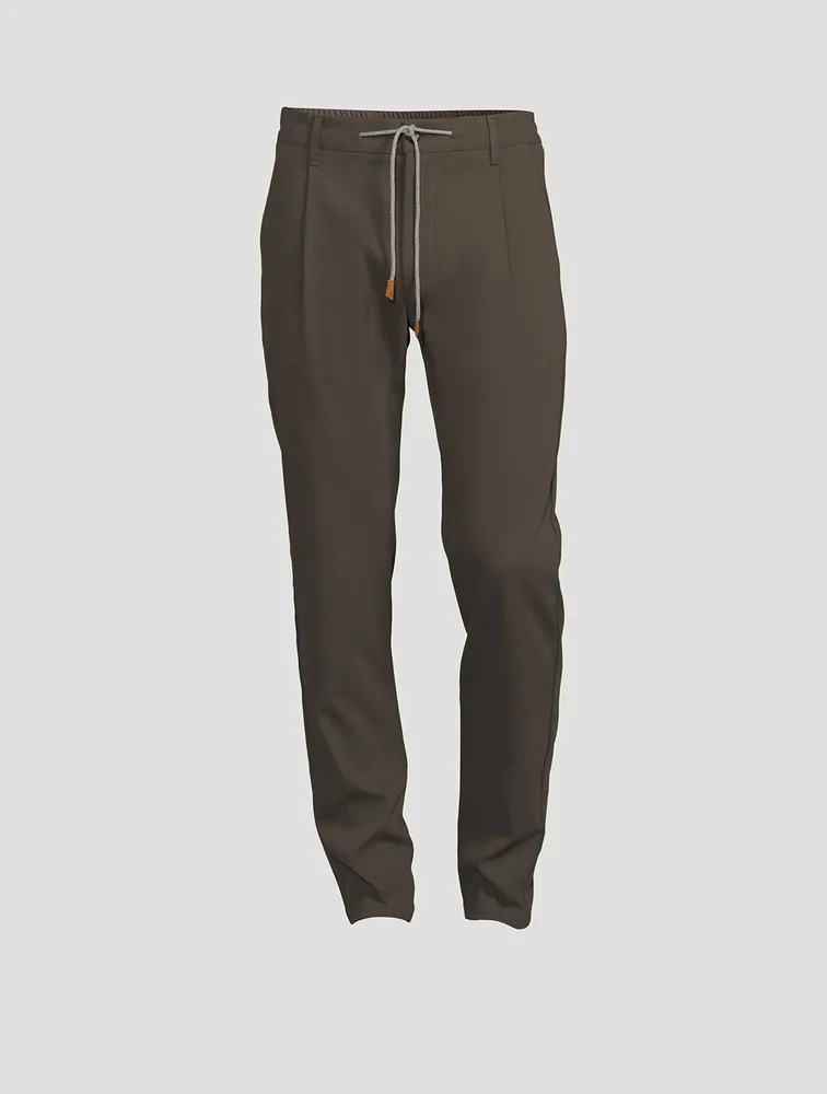 Cotton Stretch Jogger Pants