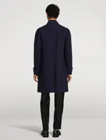 Wool Reversible Single-Breasted Jacket