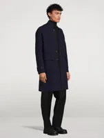 Wool Reversible Single-Breasted Jacket