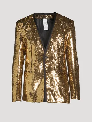 Sequined Suit Jacket