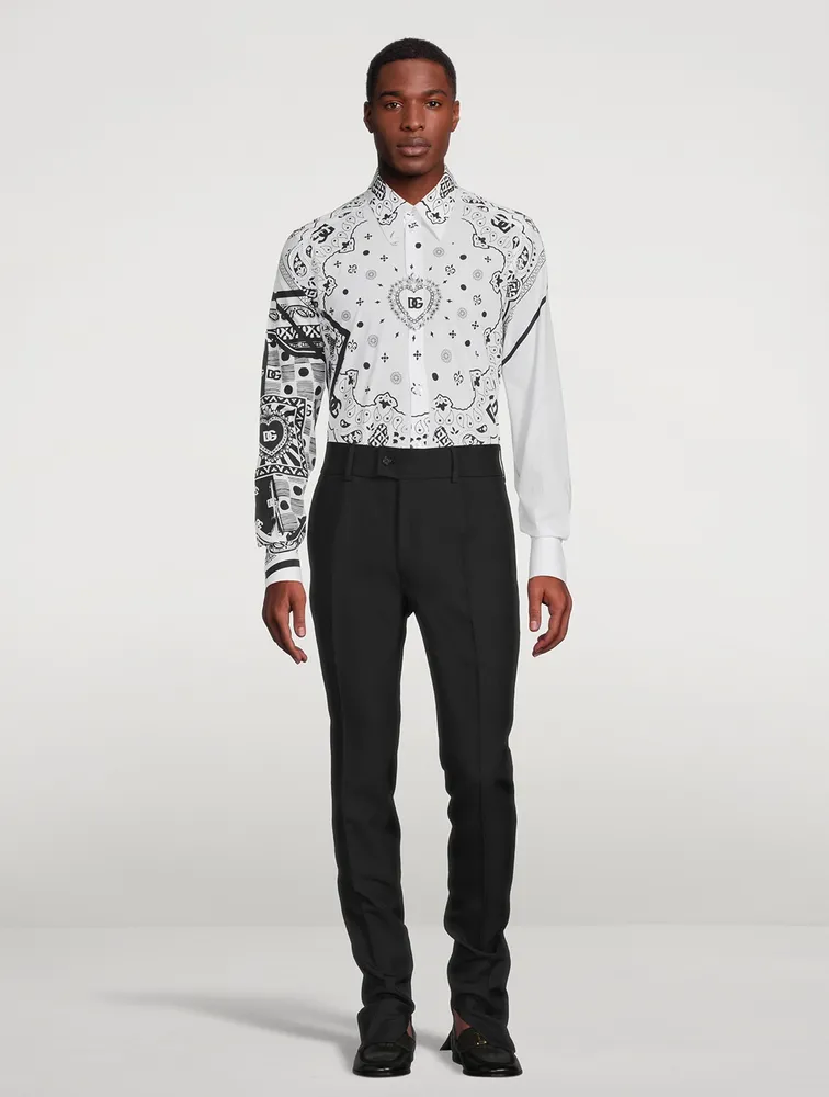 Split-Hem Pants