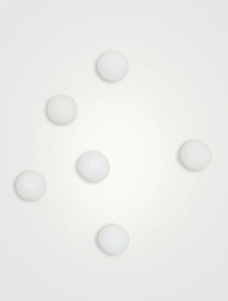 Set of Six Simple Marble Drink Rocks
