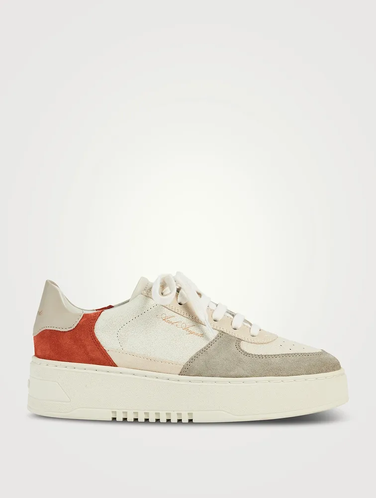Orbit Leather And Suede Sneakers