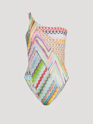 One-Shoulder One-Piece Swimsuit