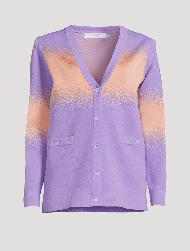 Narvi Convertible Cardigan Spray Print