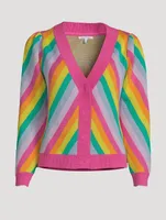 Hilda Prism Stripe Cardigan