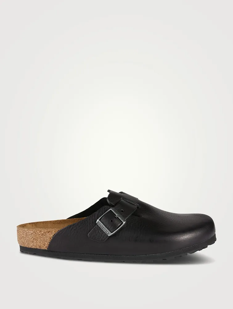 Boston Grip Leather Clogs