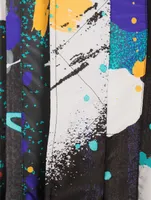 Modular Down Vest Splatter Print