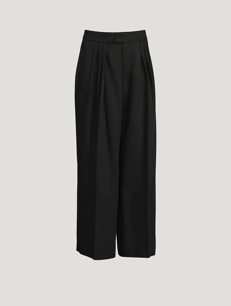 Relaxed Pleated Trousers