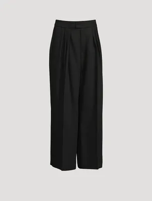 Relaxed Pleated Trousers