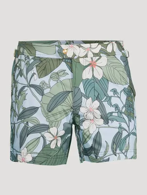 Swim Shorts Tropical Floral Print