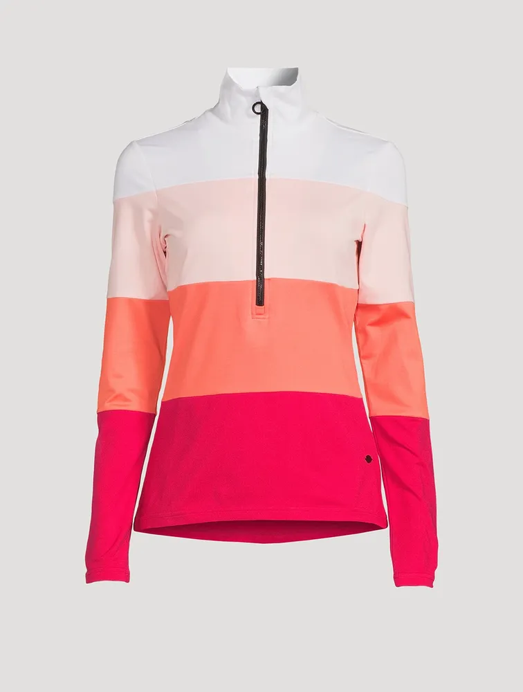 Ruby Colourblock Zip Top