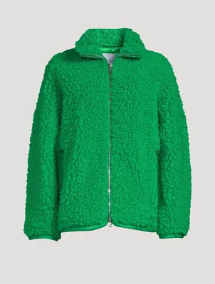 Azalea Zip-Up Teddy Jacket