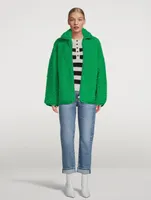 Azalea Zip-Up Teddy Jacket
