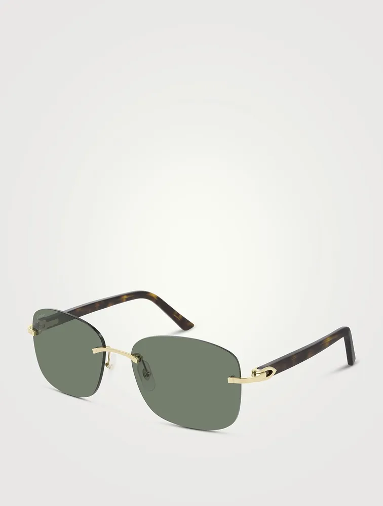 Signature C Rectangular Sunglasses