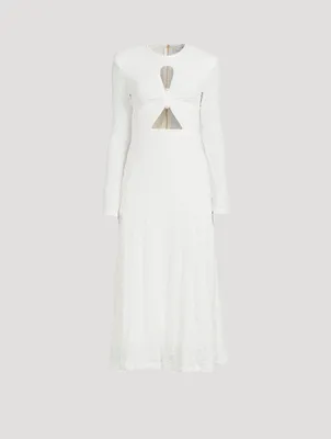 Coralia Cut-Out Midi Dress