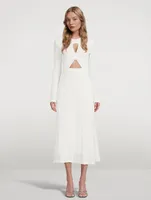 Coralia Cut-Out Midi Dress
