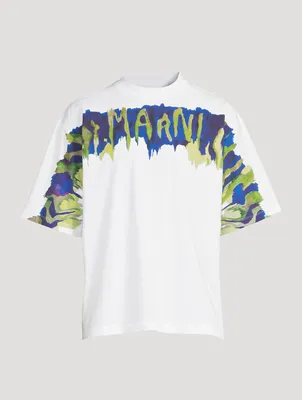 Cotton T-Shirt With Graphic Logo