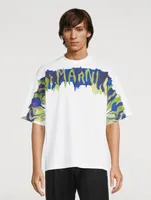 Cotton T-Shirt With Graphic Logo