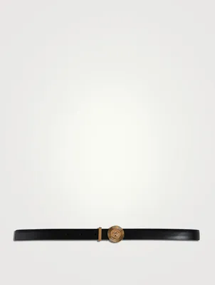 Medusa Biggie Leather Belt