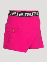 Greca Stretch Shorts
